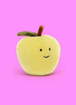 <ul>    <li><span>A guaranteed appley ever after!</span><span> </span></li>    <li><span>No Fabulous Fruit collection would be complete without this super sweet Jellycat Apple because you know what they say about an apple a day...</span></li>    <li>This squishy ball of goodness has a velvety soft exterior in orchard green, complete with stalk and leaf, a healthy companion to put a smile on your face.</li>    <li>Dimensions: 7cm high, 9cm wide</li></ul>